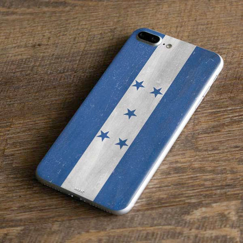 Honduras Flag Distressed iPhone 8 Plus Skin